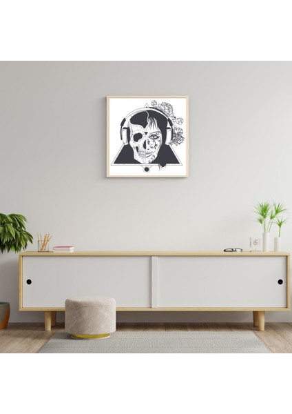 Modern Ahşap Çerçeve Tablo 008
