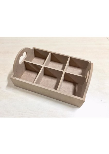 Bölmeli Ahşap Boyanabilir Sosluk L-240