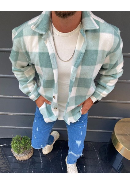 Erkek Slim Fit Efsane Kumaş Polar Gömlek fırsatları