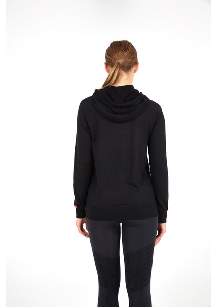 5938 BAYAN KAPÜŞONLU SİYAH THERMAL SWEATSHİRT fiyatları