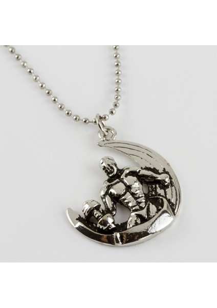 Halterci Figürlü Erkek Kolye