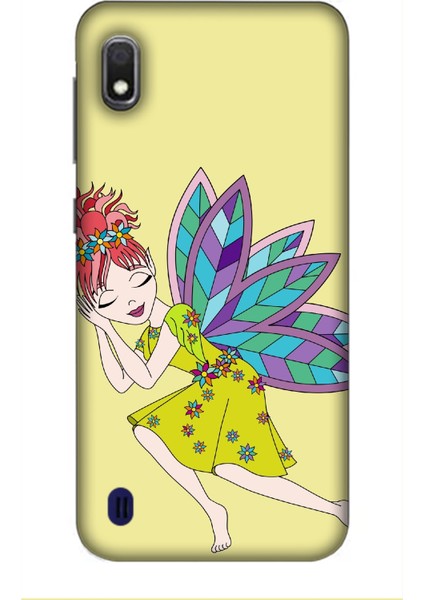 Deste Samsung Galaxy A10 Kılıf Peri Kızı Baskılı Desenli Silikon Kılıf -8123
