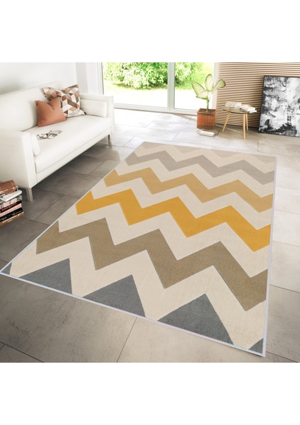 Dijital Baskı Yıkanabilir Kaymaz Taban Salon Halısı