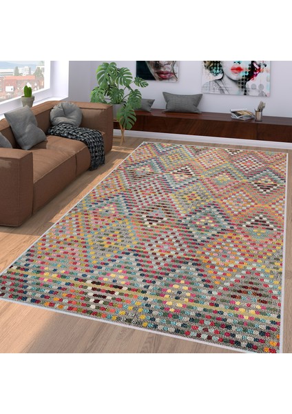 Dijital Baskı Yıkanabilir Kaymaz Taban Salon Halısı