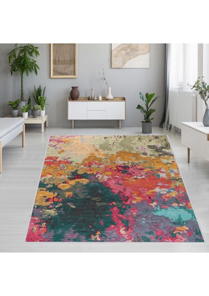 Dijital Baskı Yıkanabilir Kaymaz Taban Salon Halısı