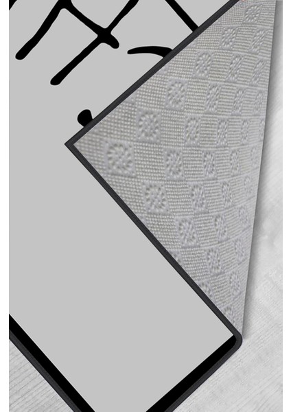 Dijital Baskı Yıkanabilir Kaymaz Taban Mutfak Halısı modelleri