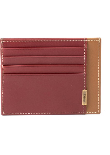 Handy Çift Taraflı Deri Kredi Kartlık Bordo / Taba fiyatları