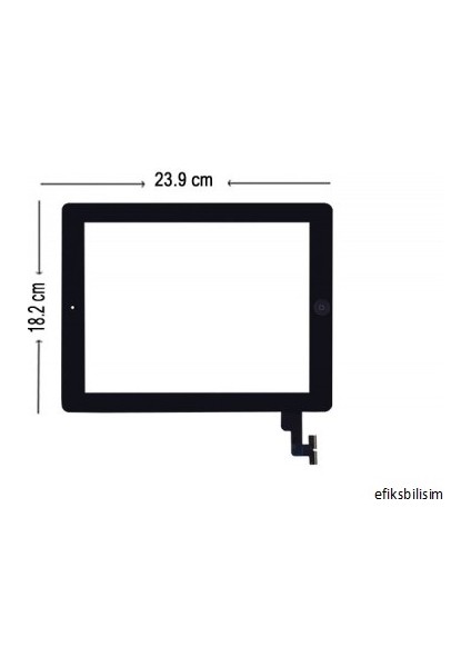 Ipad 2 1395 1396 1397 Siyah Dokunmatik