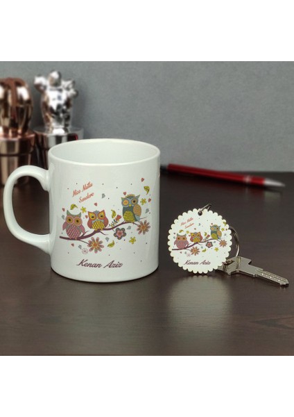 Doğum Günü Hediyesi Kupa Bardak ve Anahtarlık Set