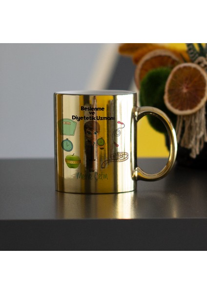 Beslenme ve Diyetetik Uzmanı Gold Kupa Bardak