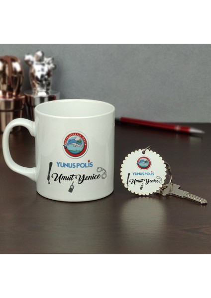 Yunus Polis Kupa Bardak ve Anahtarlık Set