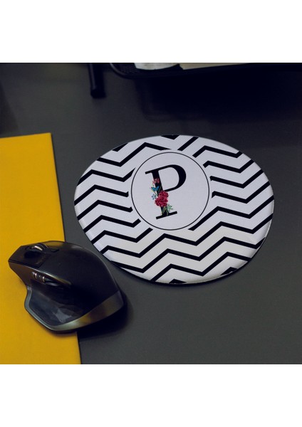 P Harfi Destekli Mouse Pad