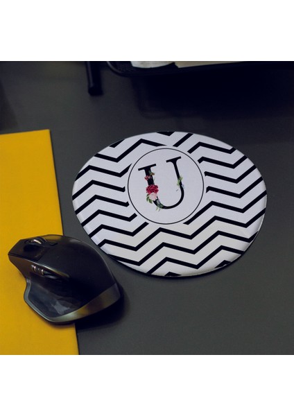 U Harfi Destekli Mouse Pad