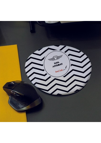 Hava Astsubayı Destekli Mouse Pad