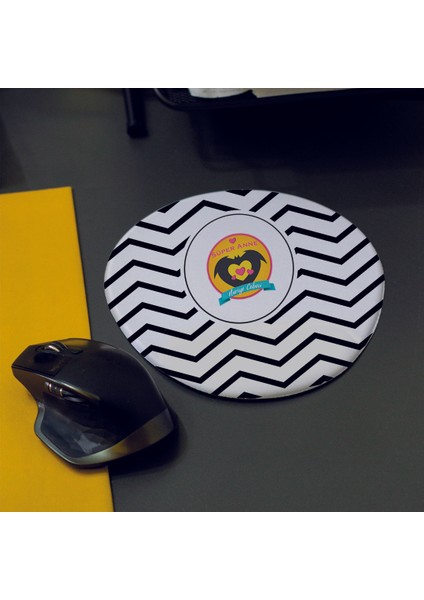Süper Anneye Hediye Destekli Mouse Pad