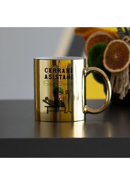 Cerrahi Asistanı Gold Kupa Bardak