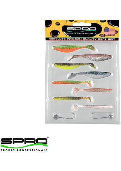 Spro Ready 4 Fish Sil.Yem & Jig Head Seti E7-8 1/8