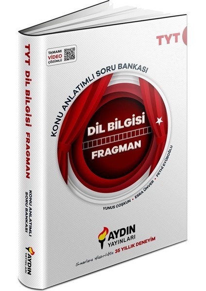 Aydın Yayınları Fragman TYT Dil Bilgisi Soru Bankası