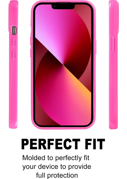 Iphone 13 Için Tpu Floresan Durumda Pembe (Yurt Dışından) modelleri