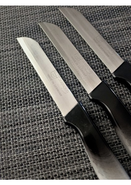 Meyve Sebze Bıçağı Ebruli Siyah-Beyaz 6'lı fiyatları