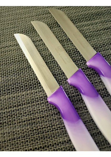 Meyve Sebze Bıçağı Ebruli Mor-Beyaz 10'lu fiyatları