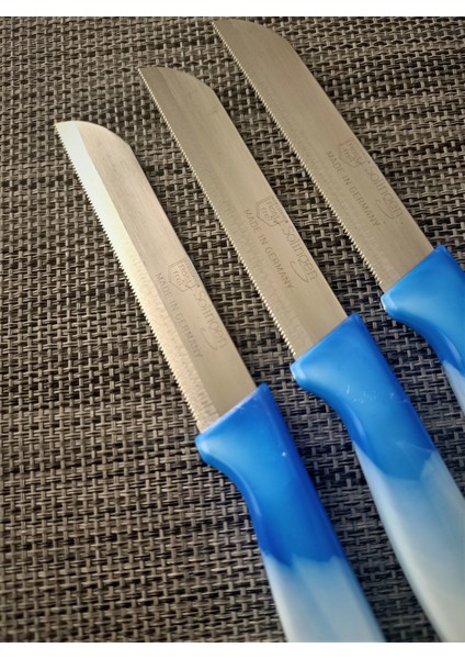 Meyve Sebze Bıçağı Ebruli Mavi-Beyaz 12'li fiyatları