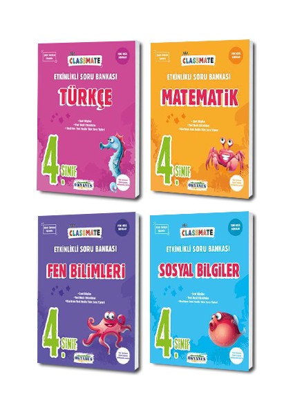 4. Sınıf Classmate Tüm Dersler Soru Bankası Seti