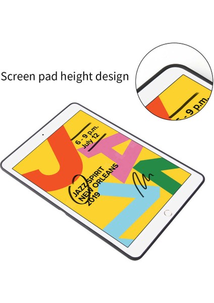Apple iPad 10.2 2021 (9.Nesil) Kılıf Yumuşak Premier Sky Silikon Tablet Arka Kapak Kırmızı