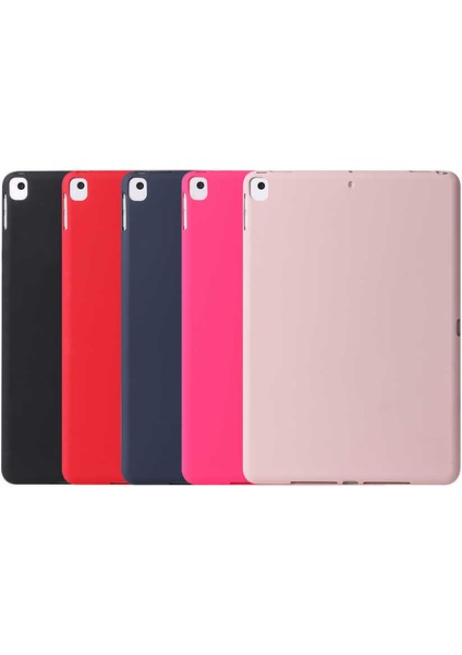 Apple iPad 10.2 2021 (9.Nesil) Kılıf Yumuşak Premier Sky Silikon Tablet Arka Kapak Pembe