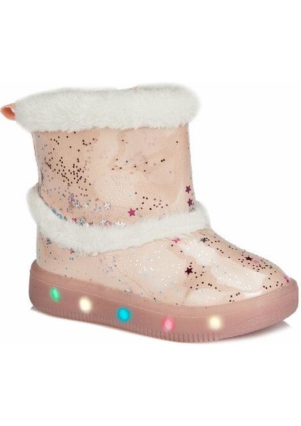 Comet Kız Çocuk Işıklı Içi Yünlü Yağmur Çizmesi 220.20K.108