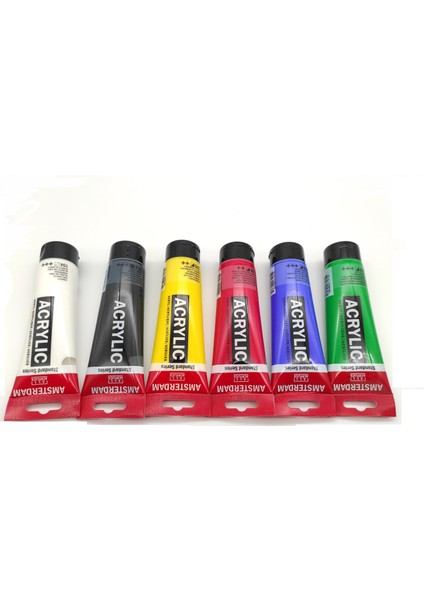 Amsterdam Akrilik Boya 120 ml 6'lı Set