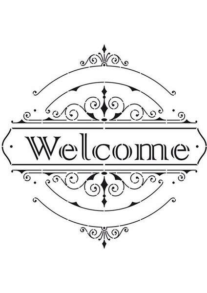 Home Decor Stencıl Hd-43 45X45