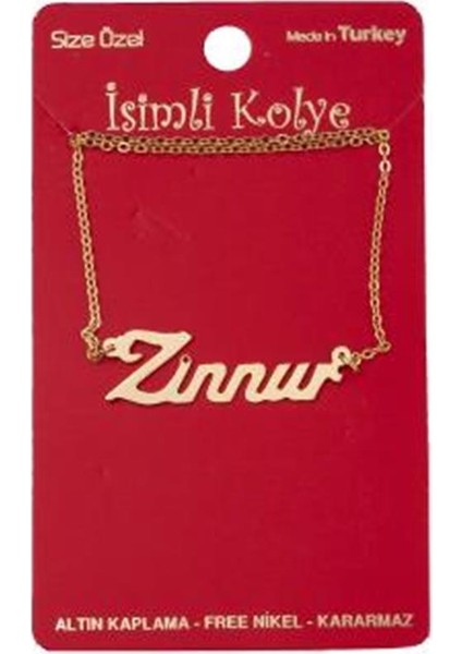 Zinnur Isimli Kolye