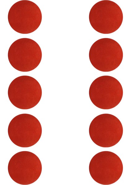 10 Parça Eva Köpük Golf Salıncak Egzersizleri Uygulama Eğitim Topları Kırmızı (Yurt Dışından)