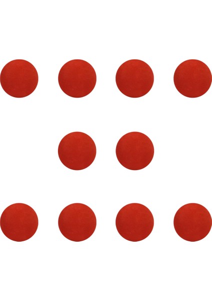 10 Parça Eva Köpük Golf Salıncak Egzersizleri Uygulama Eğitim Topları Kırmızı (Yurt Dışından) fiyatları