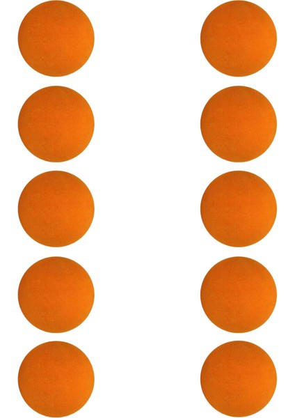 10 Parça Eva Köpük Golf Salıncak Egzersizleri Pratik Eğitim Topları Turuncu (Yurt Dışından)