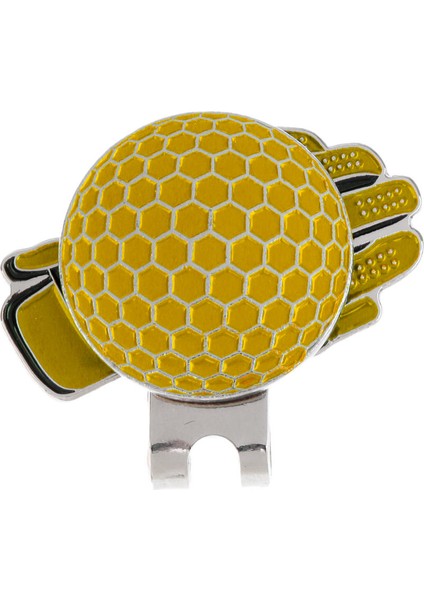 Şekil Golf Şapka Klip Manyetik Top Marker Golfçü Sarı (Yurt Dışından) fiyatları