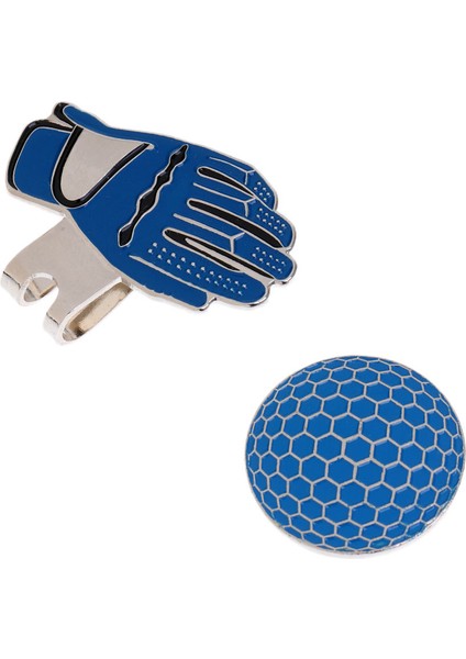 Tasarım Golf Şapka Klip Manyetik Top Marker ile Mavi (Yurt Dışından) fırsatları