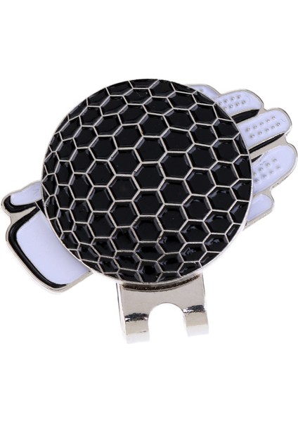 Manyetik Top Marker ile Golf Şapka Klipsi Eldiven Şekli Siyah (Yurt Dışından) fiyatları