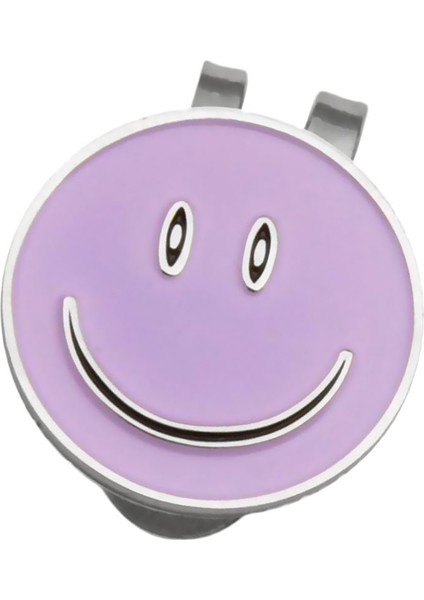 Yüz Manyetik Golf Topu Marker Klip Vizör Golfçü Mor (Yurt Dışından)