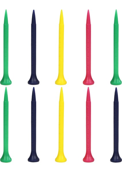 10 Sayım Golf Tee Pe Plastik Golf Uygulama Eğitim Yardımları Aksesuarları 80MM (Yurt Dışından) fırsatları