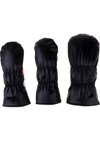 3 Adet / Takım Golf Headcovers 1, 3, 5 Sürücü ve Fairway Woods Başkanı Siyah Kapakları (Yurt Dışından) modelleri