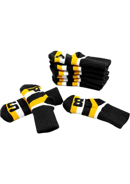 9x Elastik Golf Demir Başkak Ütüler Başkanı Kapak Kalın Örme Takozlar Kılıfı Siyah (Yurt Dışından) modelleri