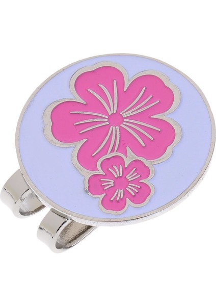 1 Parça Golf Topu Marker Şapka Klip Ayrılabilir Klip Pembe (Yurt Dışından)