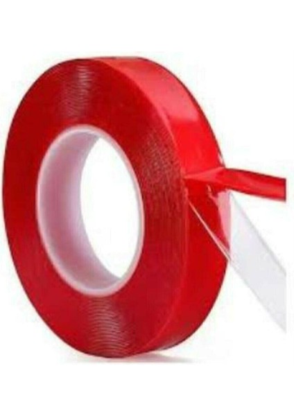 Silikonlu Çift Taraflı Montaj Bandı 18MM x 2m