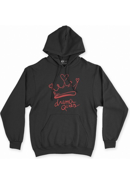 Cix Drama Queen Siyah Kapşonlu Sweatshirt Hoodie