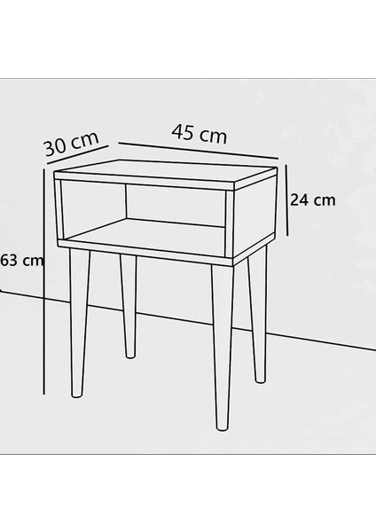 Komodin Yatak Başı Komodin