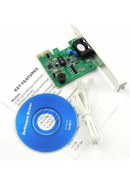 Pcı Exspress 56K Faks Modem Fax Pcıe