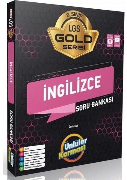 8. Sınıf Gold Serisi Ingilizce Soru Bankası