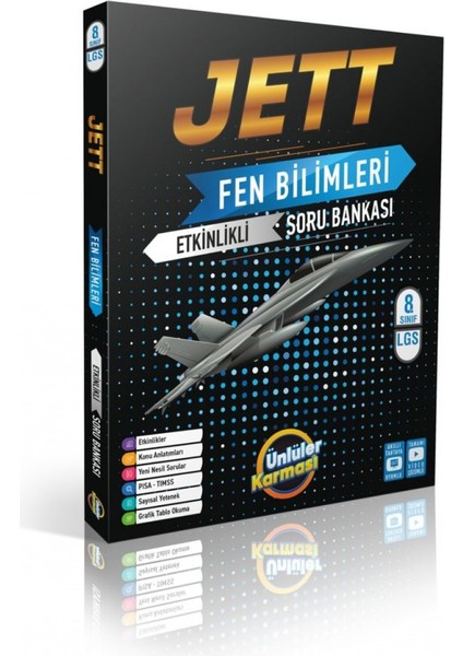 8. Sınıf Jett Fen Bilimleri Etklinlikli Soru Bankası